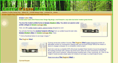Desktop Screenshot of greencabinkits.com