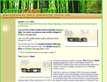 Tablet Screenshot of greencabinkits.com